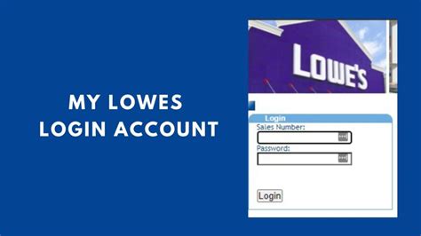 Returning Users Sign in to your Lowe's credit <b>account</b> by selecting one of the following cards: User ID: May differ from your Lowes. . Mylowes account